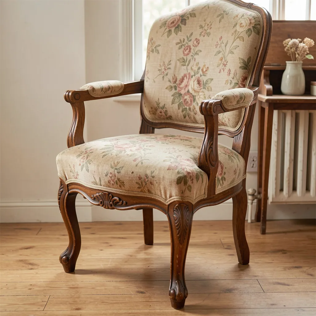 Restored vintage chair